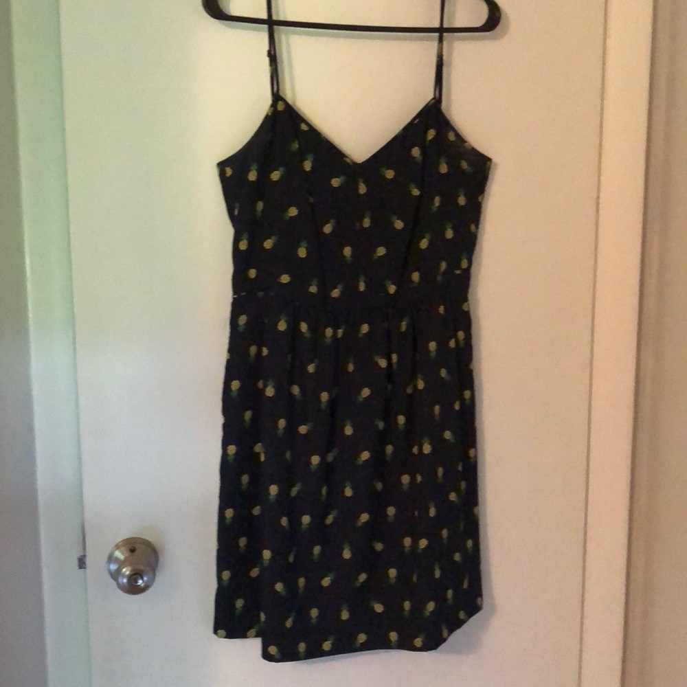 J.Crew pineapple dress with pockets